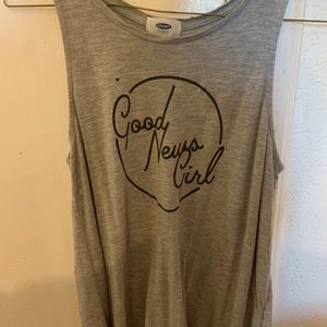 Gray tank top